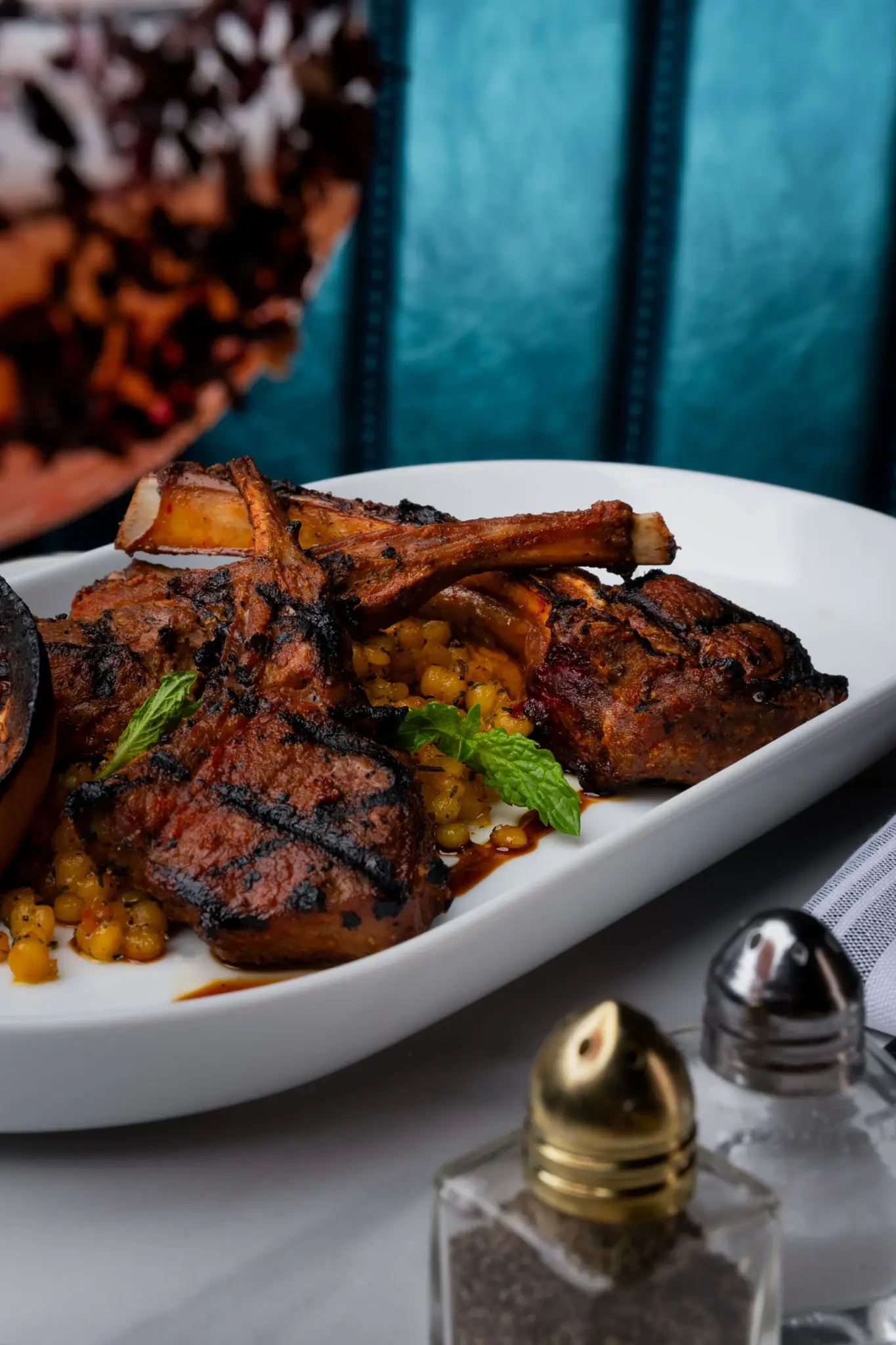Grilled lamb chops at Siena Restaurant & Bar in Alpharetta