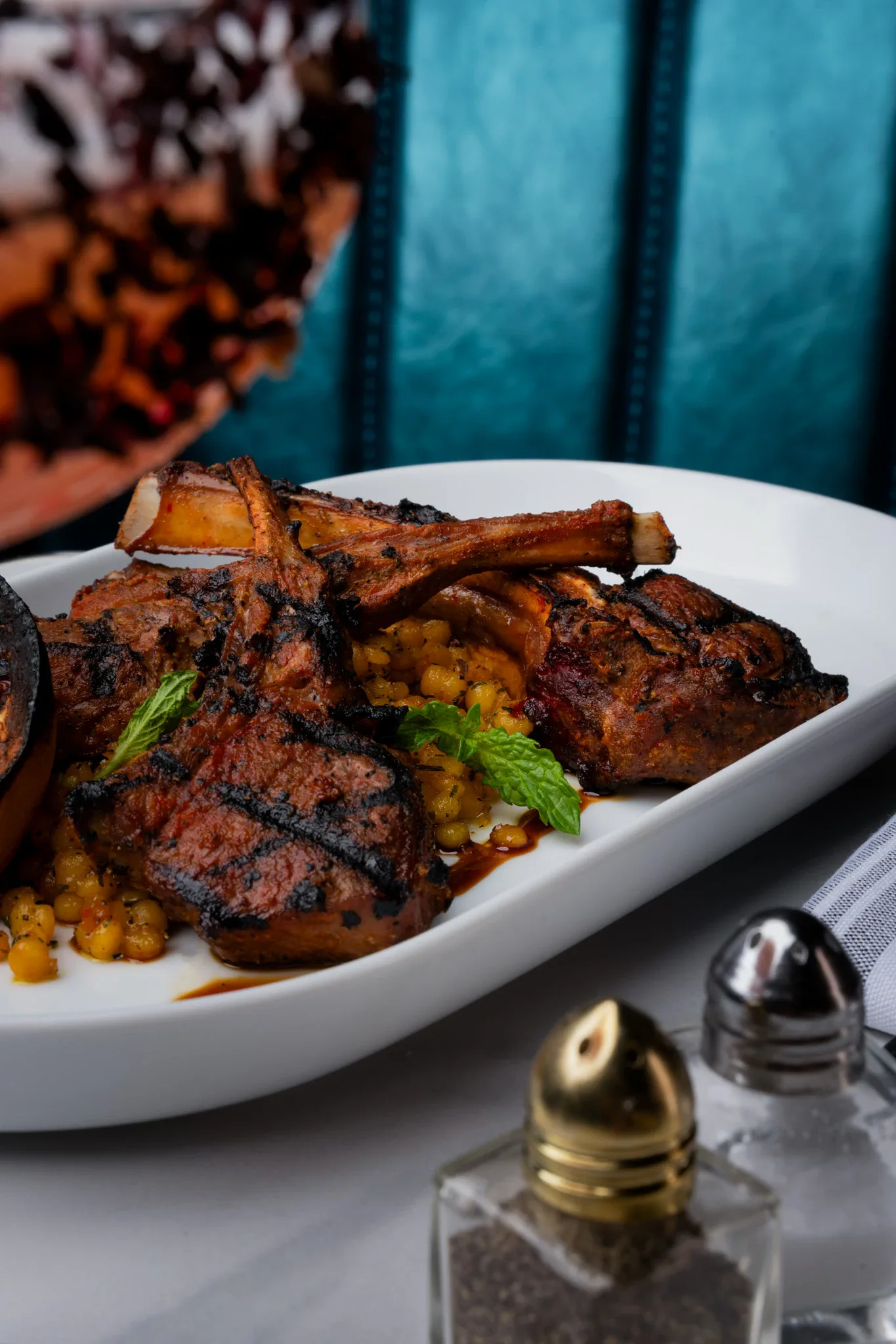 Grilled lamb chops at Siena Restaurant & Bar in Alpharetta