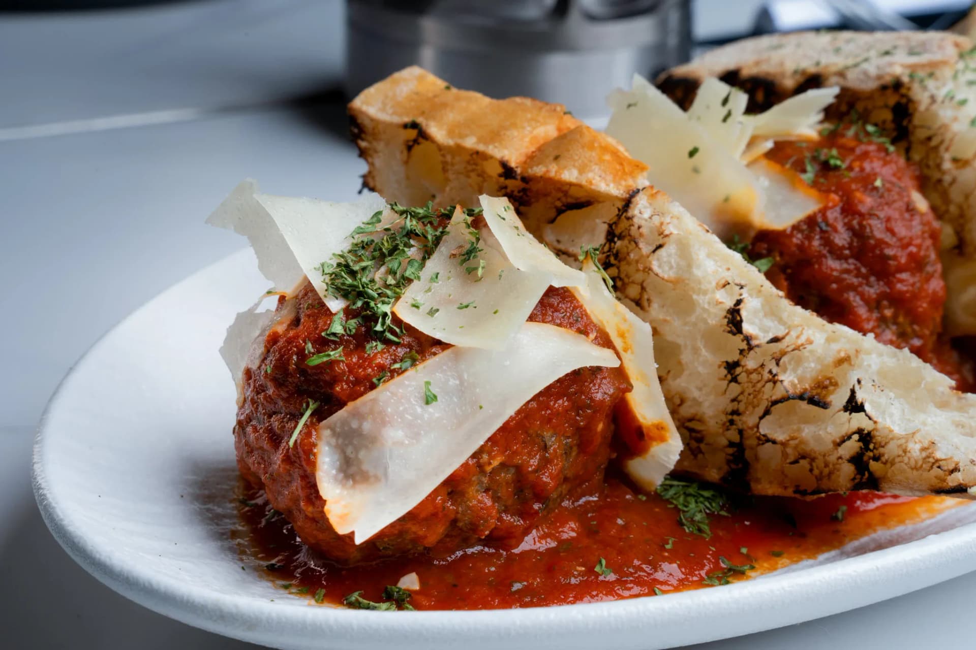 Spaghetti and meatballs at Siena, an Italian restaurant in Alpharetta