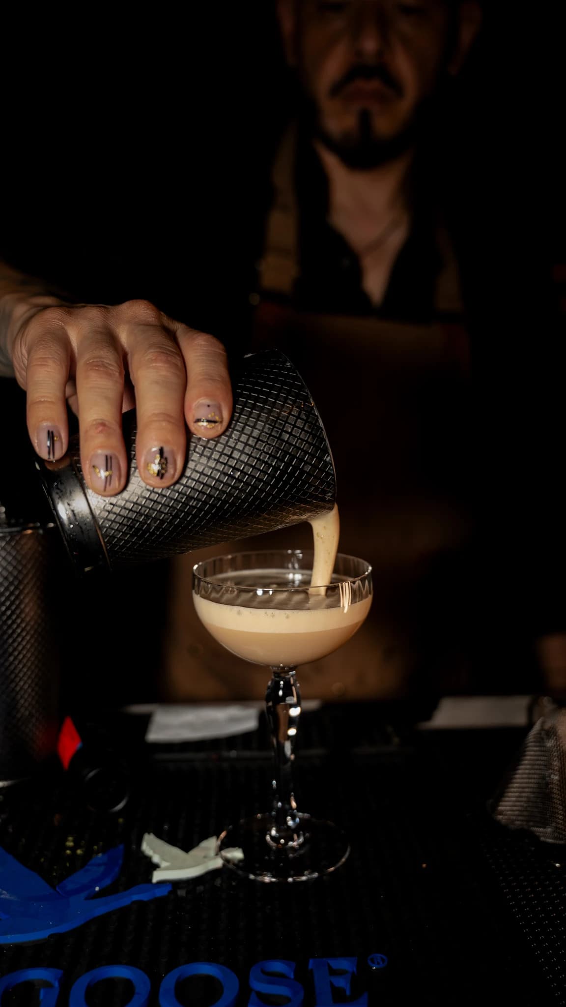 Tiramisu espresso martini served at Siena in Alpharetta