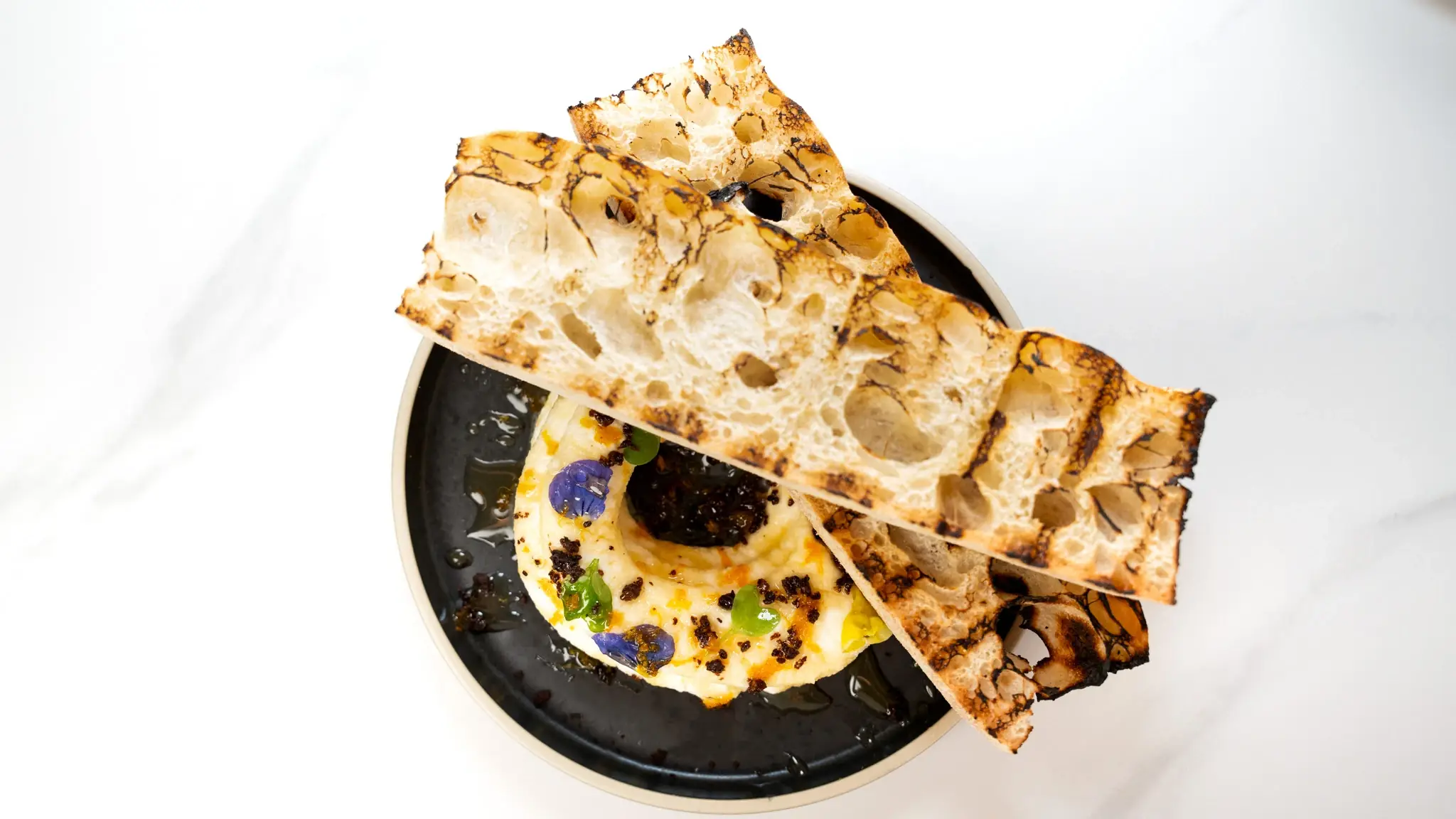 Watermelon and feta salad and mezze to share at Siena in Alpharetta
