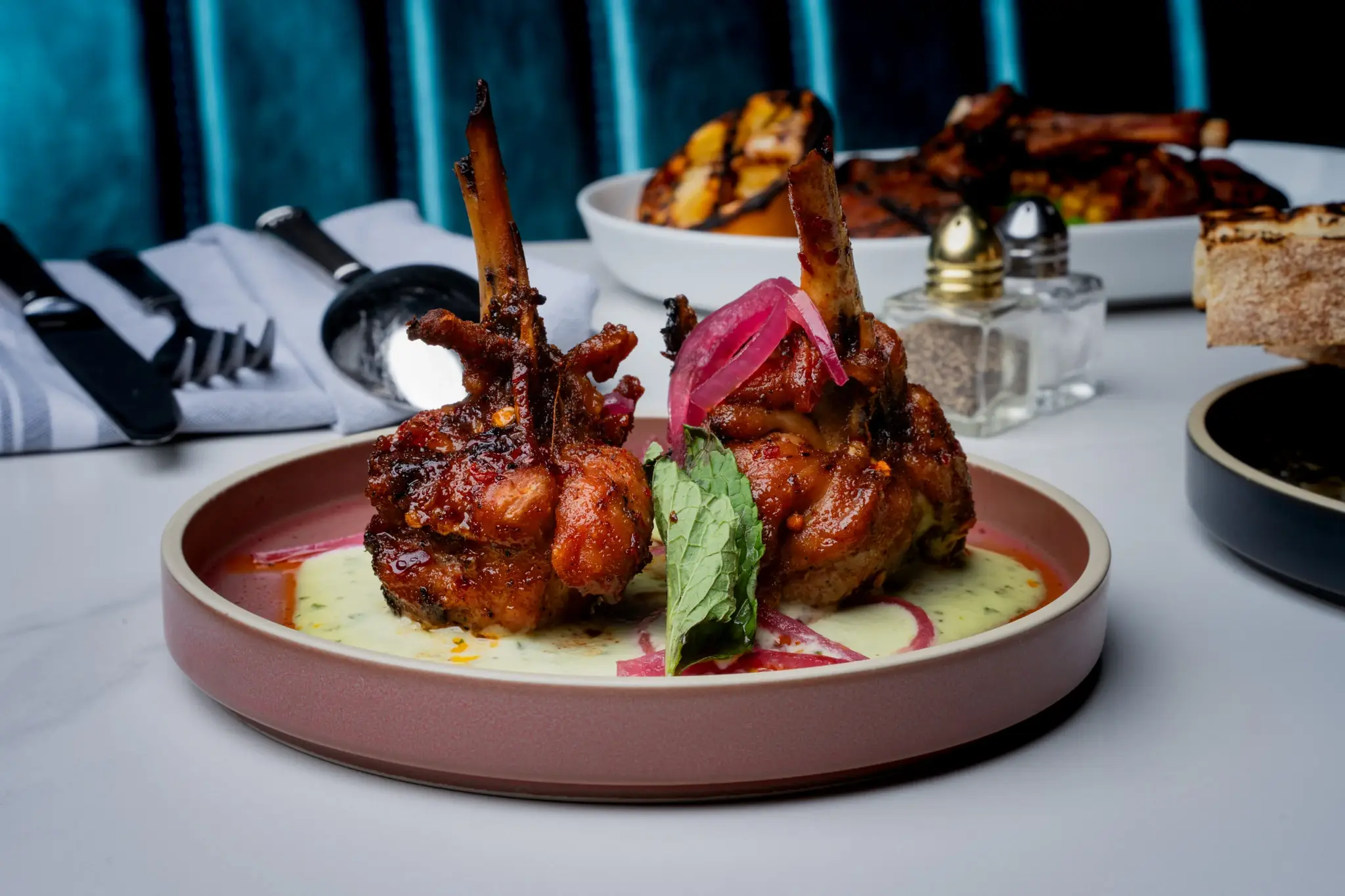 Grilled marinated chicken at Siena, a Mediterranean restaurant in Alpharetta