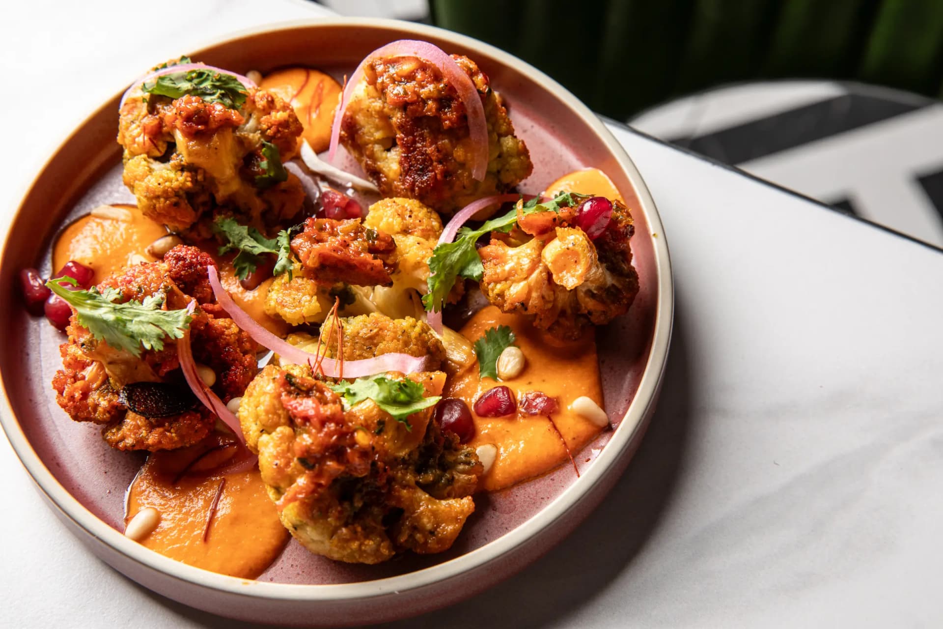 A celebration dinner at an upscale restaurant in Alpharetta