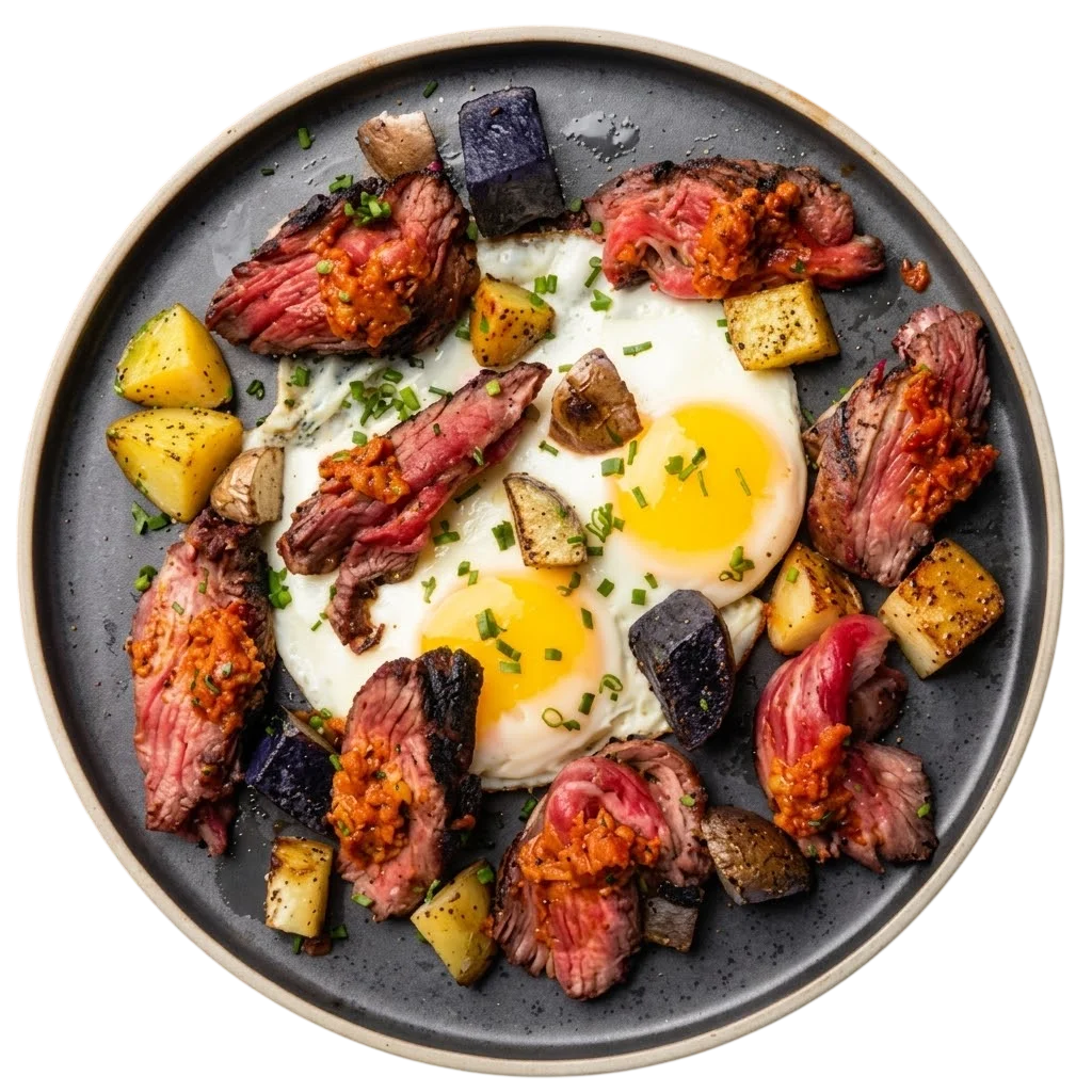 Steak & Eggs Mediterraneo