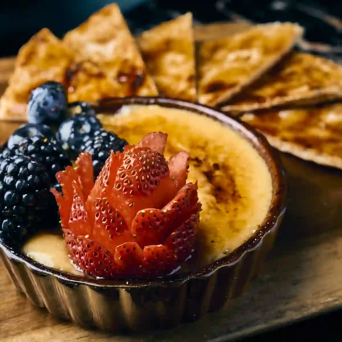 Pistachio Creme Brulee